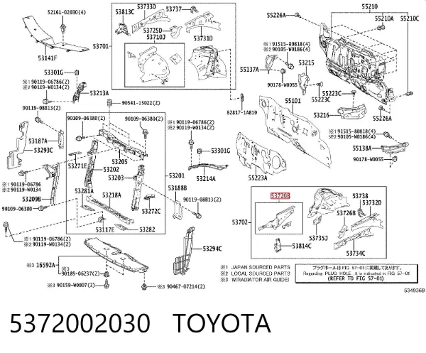  5372002030 Toyota