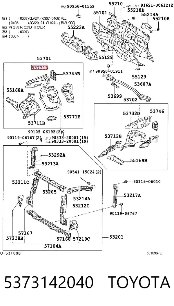  5373142040 Toyota