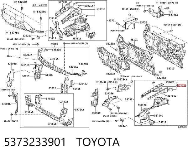  5373233901 Toyota