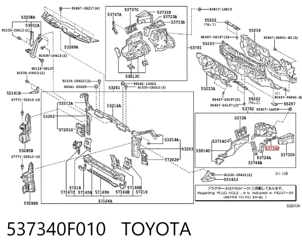  537340F010 Toyota