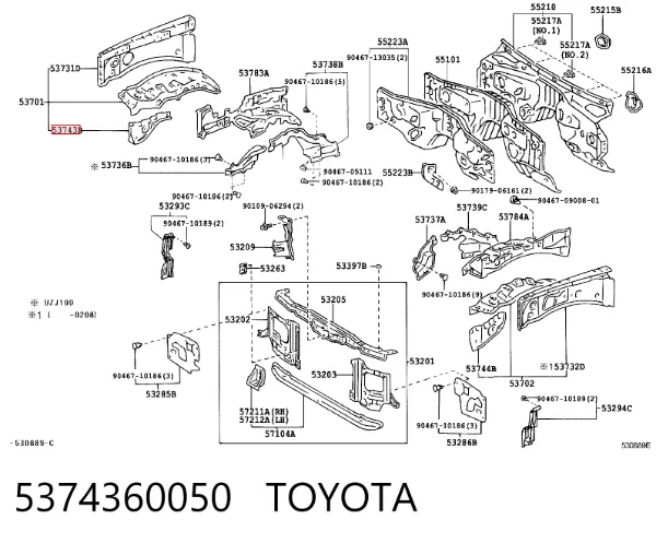  5374360050 Toyota