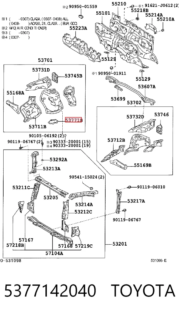  5377142040 Toyota