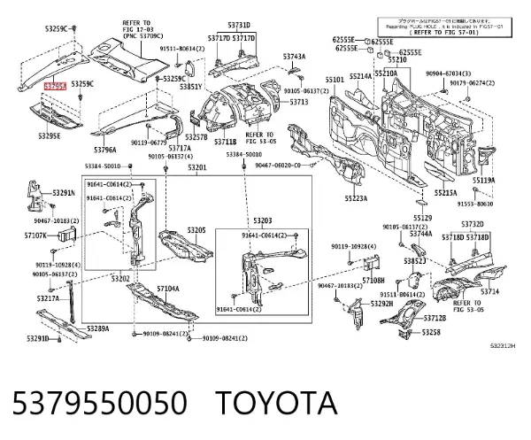  5379550050 Toyota