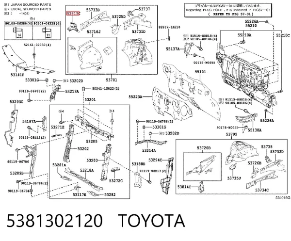  5381302120 Toyota