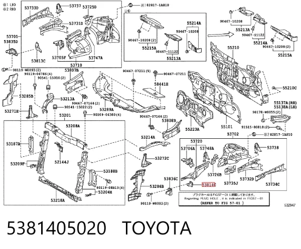  5381405020 Toyota
