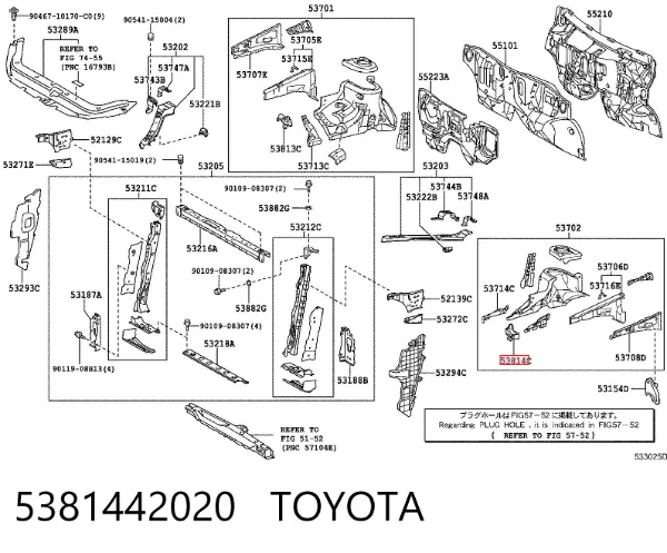  5381442020 Toyota