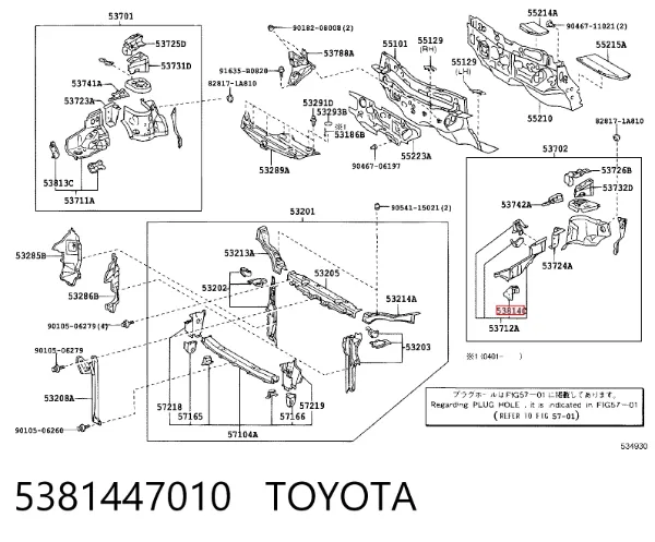 5381447010 Toyota