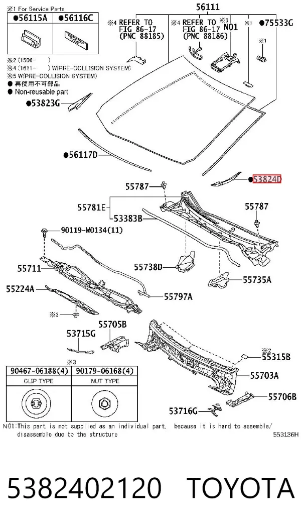  5382402120 Toyota