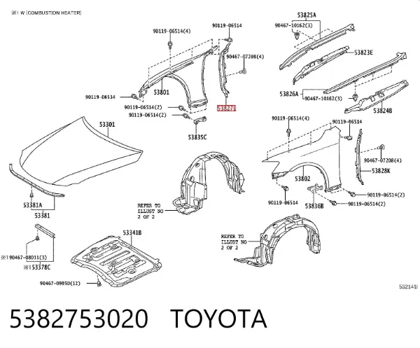  5382753020 Toyota