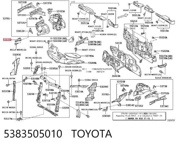 5383505010 Toyota