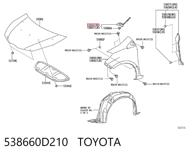  538660D210 Toyota