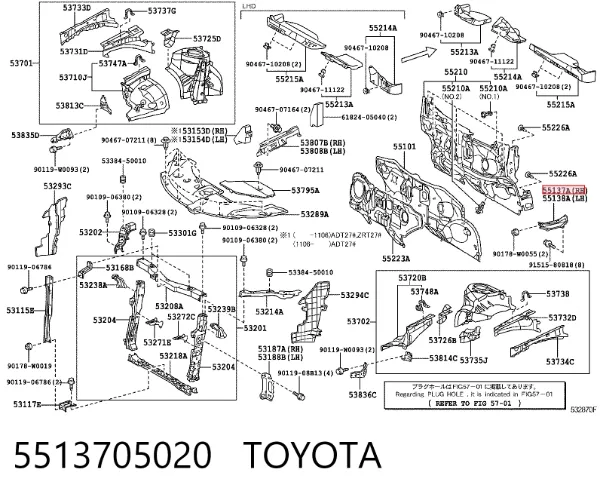  5513705020 Toyota