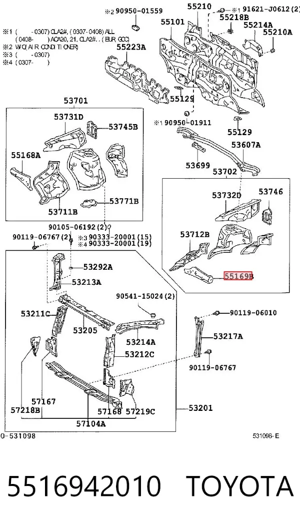  5516942010 Toyota