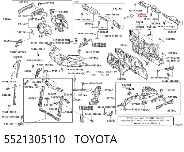  5521305110 Toyota
