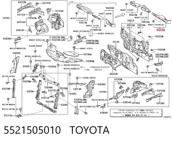  5521505010 Toyota