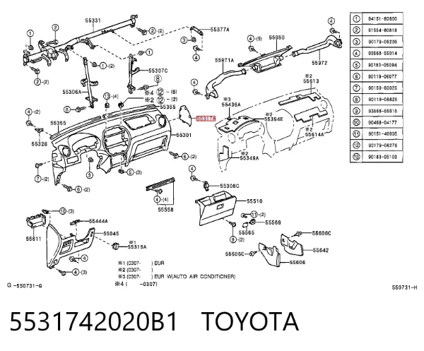  5531742020B1 Toyota