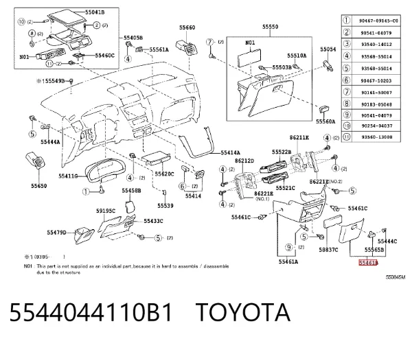  5544044110B1 Toyota