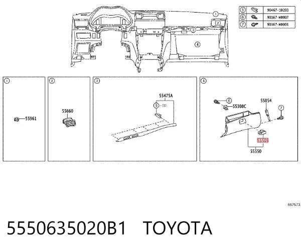  5550635020B1 Toyota