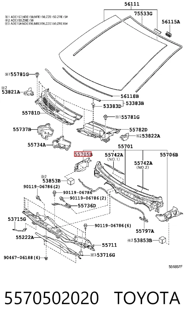  5570502020 Toyota