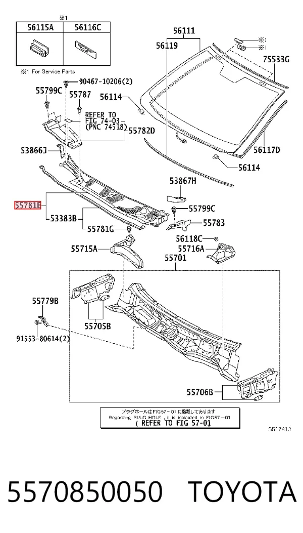  5570850050 Toyota