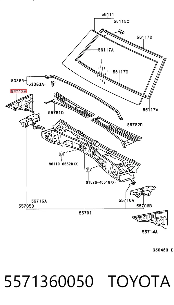  5571360050 Toyota