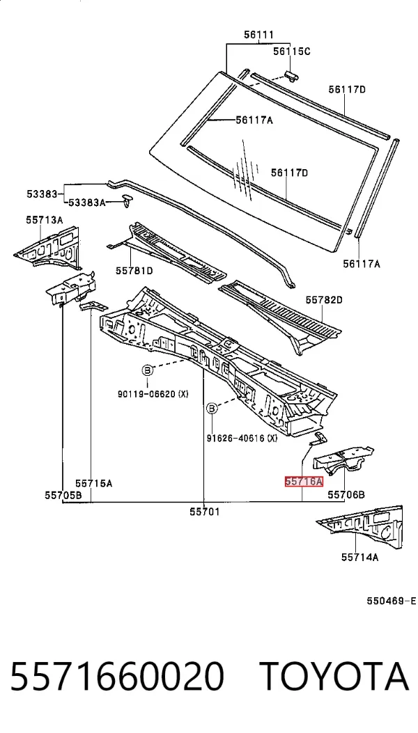  5571660020 Toyota