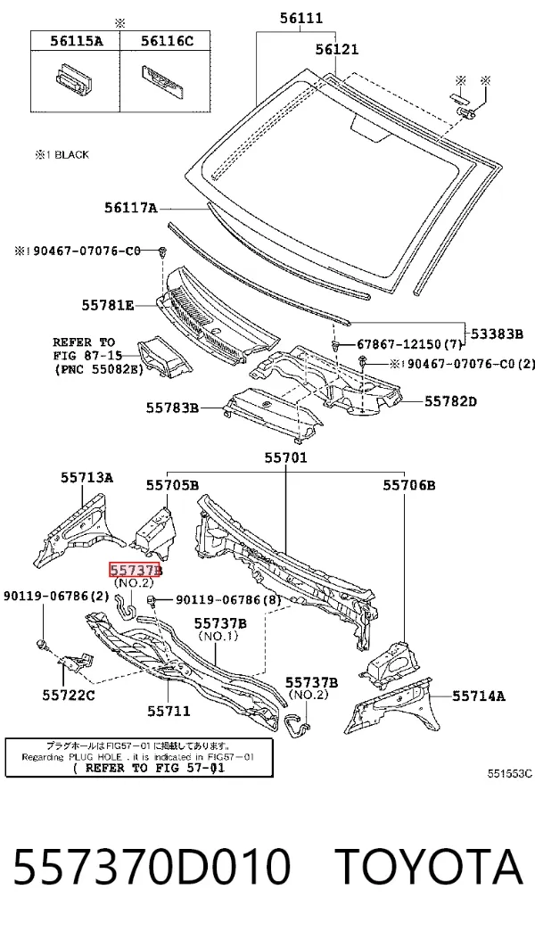  557370D010 Toyota