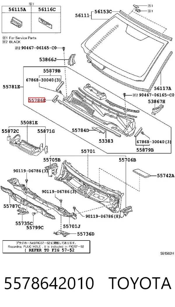  5578642010 Toyota