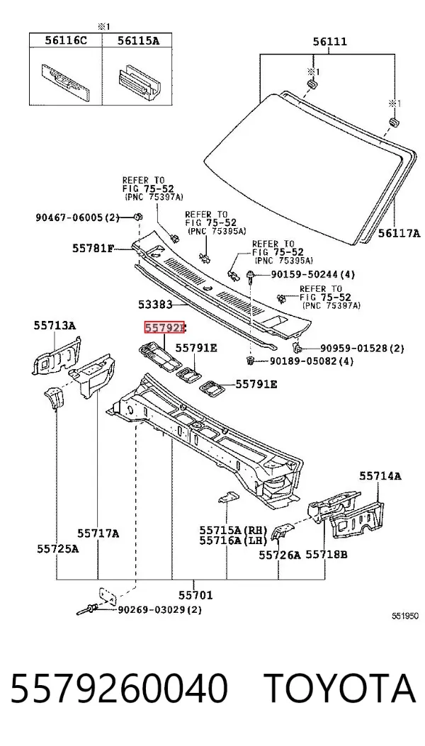  5579260040 Toyota
