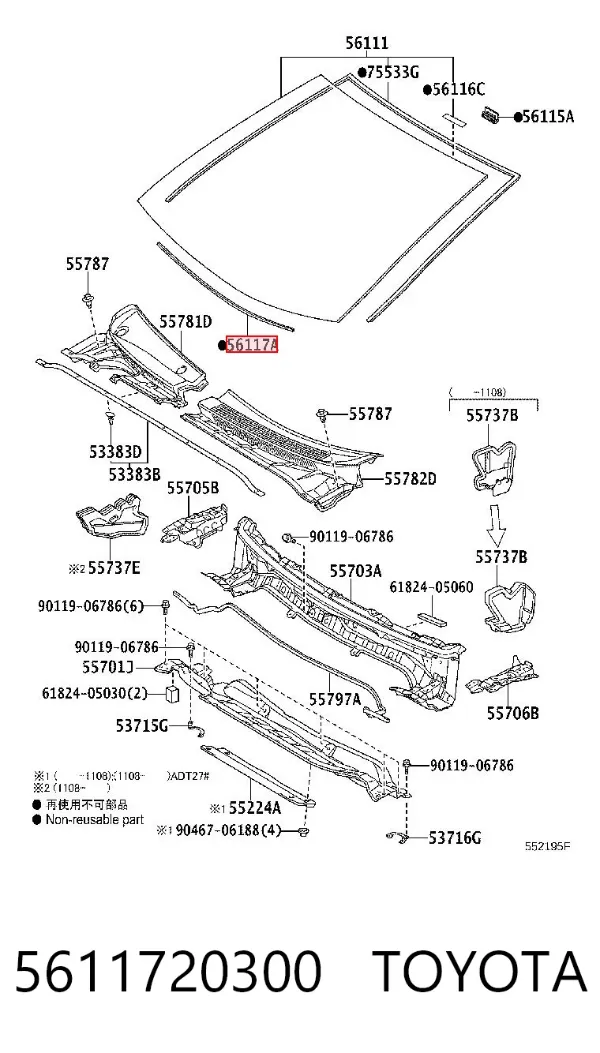  5611720300 Toyota