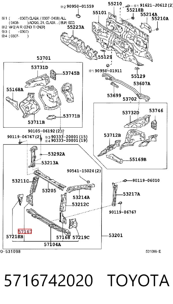  5716742020 Toyota
