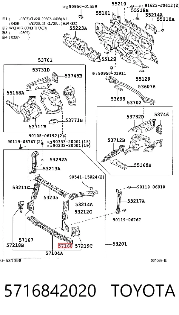  5716842020 Toyota