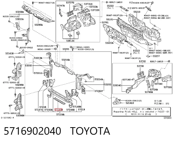  5716902040 Toyota