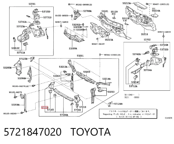  5721847020 Toyota