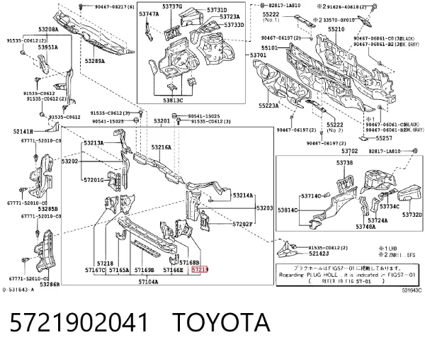 5721902041 Toyota