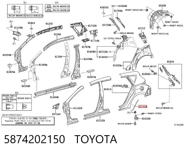  5874202150 Toyota