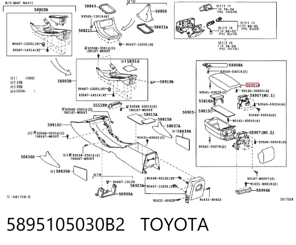  5895105030B2 Toyota