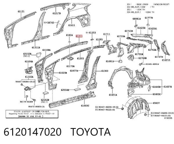  6120147020 Toyota