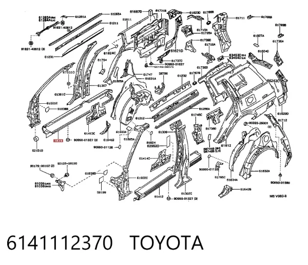 Acesso externo direito Toyota Corolla E9