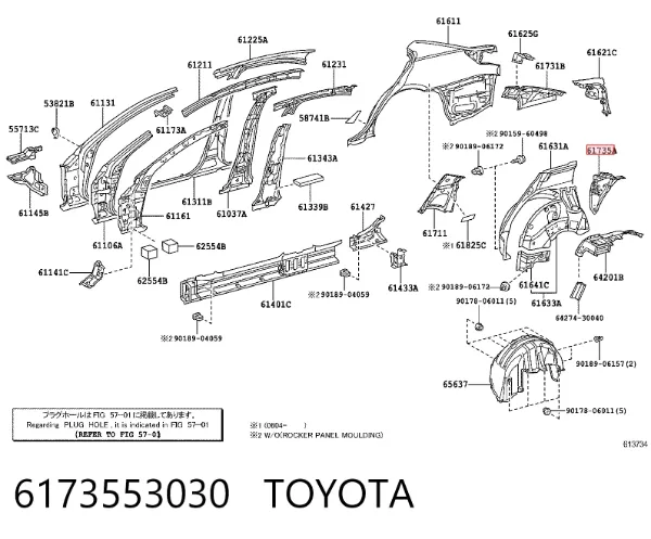  6173553030 Toyota