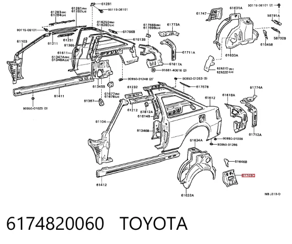  6174820060 Toyota
