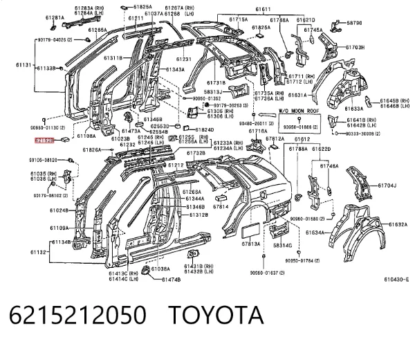  6215212050 Toyota