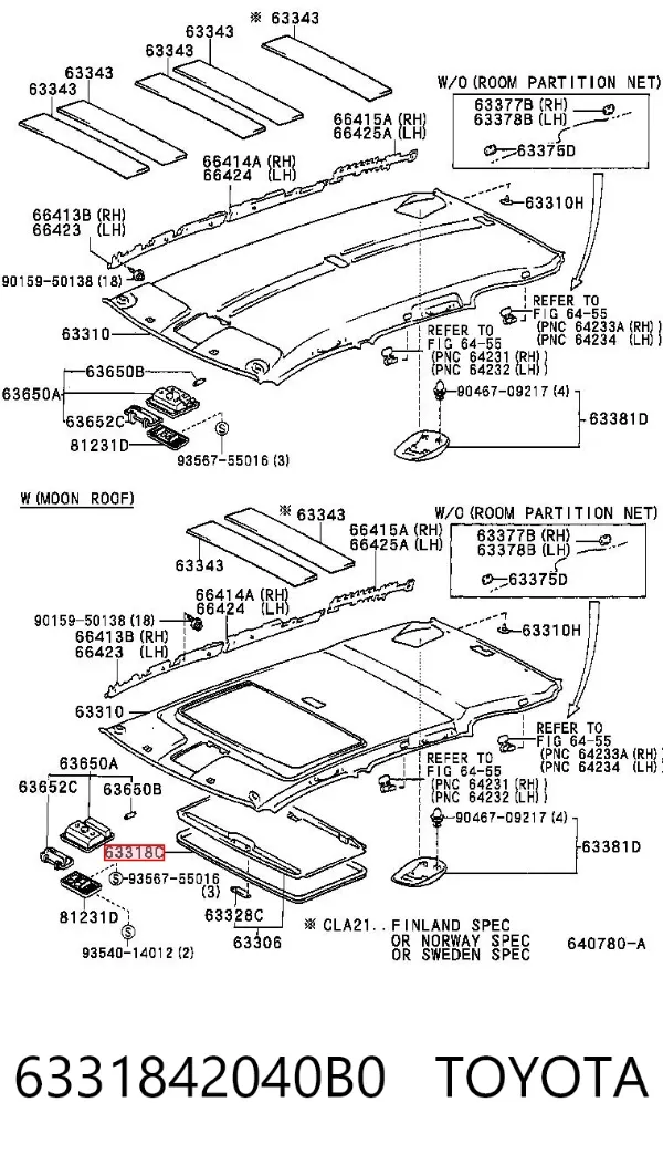  6331842040B0 Toyota