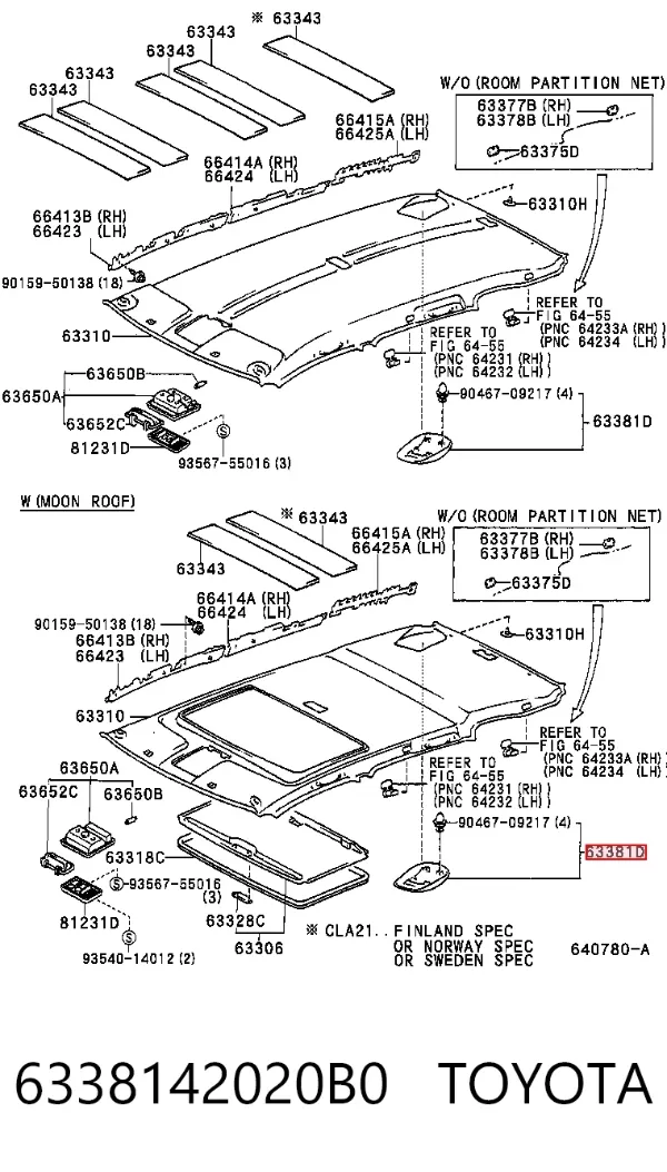  6338142020B0 Toyota