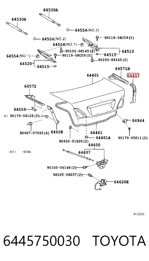  6445750030 Toyota