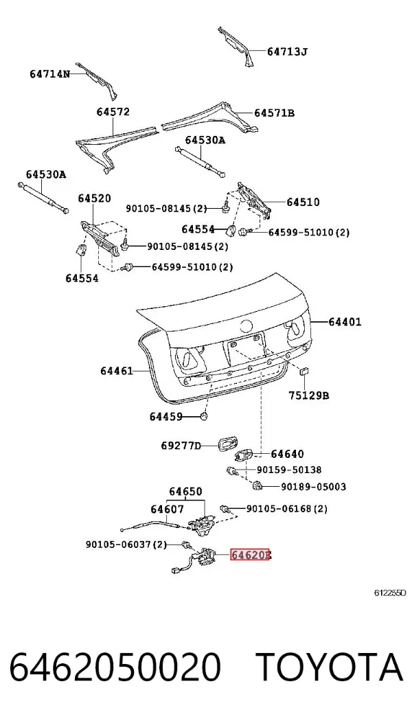  6462050020 Toyota