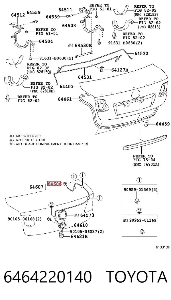  6464220140 Toyota