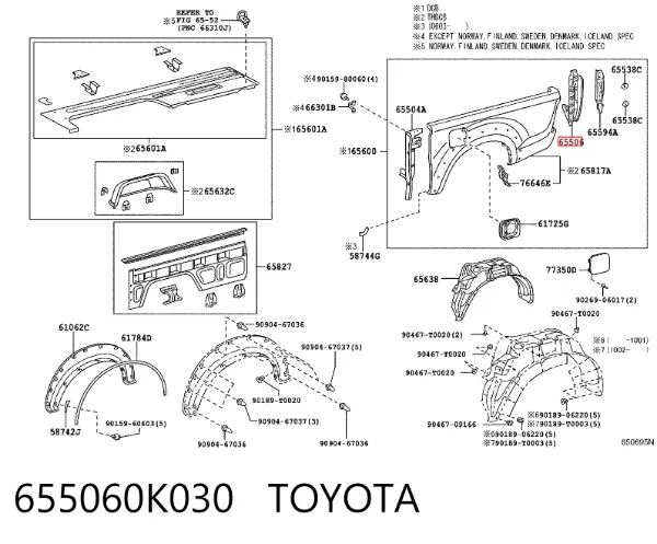  655060K030 Toyota
