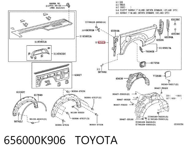  656000K906 Toyota