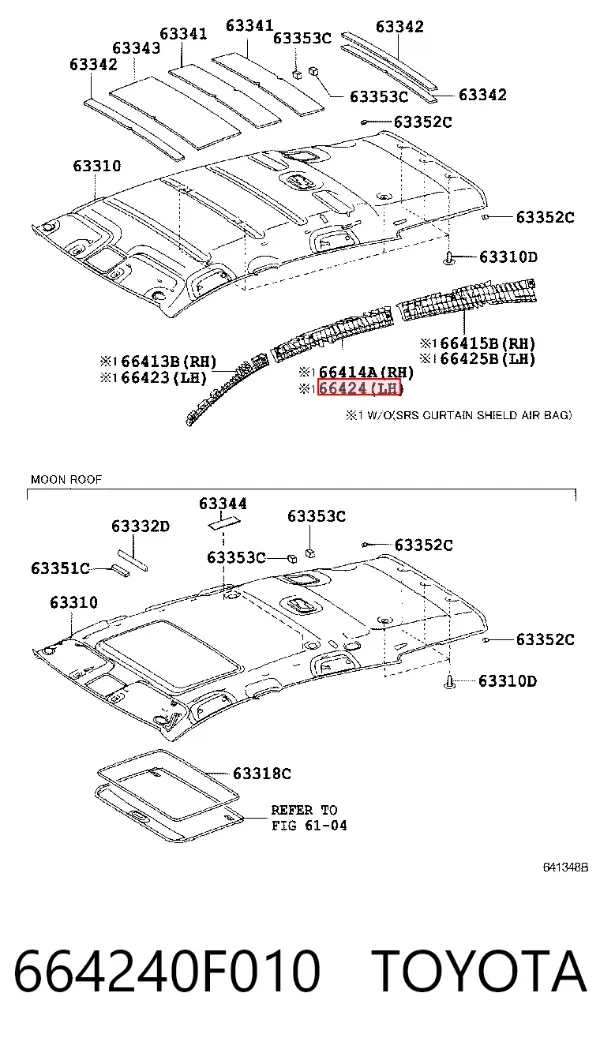  664240F010 Toyota